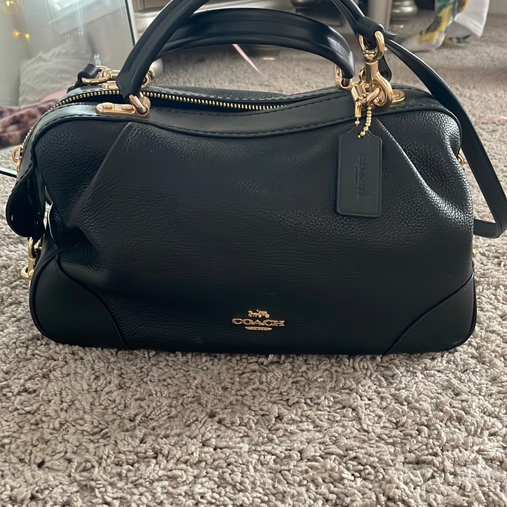 Coach black handbag